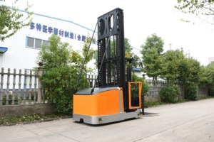 Carrello Elevatore a Tre Vie per Corridoi Stretti, <span class=keywords><strong>Stacker</strong></span> Elettrico da 1,6 Tonnellate per Uso in Magazzini Stretti - Product Image 4