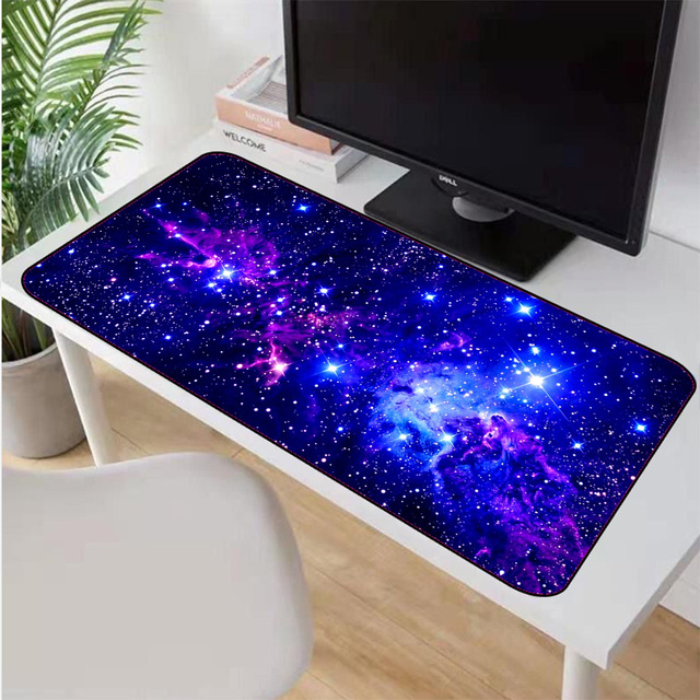 Blue Star Rgb Mouse Pad XXL Computer Keyboard Carpet Pad Gaming Accessories LED Gamer PC Connected Mat USB Gaming Desk Mousepad