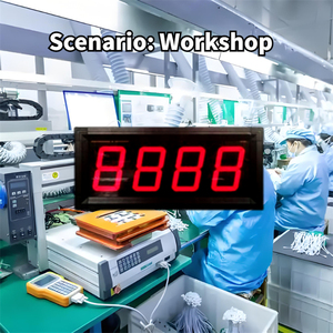 공장 OLED 전자 카운터 디스플레이 보드 알루미늄 합금 아크릴 패널 IR 리모컨 실시간 데이터 계산 그래픽 소매용 - Product Image 3