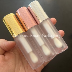 ISMAN ขายส่งหลอดลิปกลอสขนาด 6 มล. แบบแท่งใหญ่ สีโรสโกลด์ เงิน ชมพู ขาว หลายสี รับผลิตแบรนด์ส่วนตัว ขวดลิปกลอสแบบฝ้า - Product Image 2