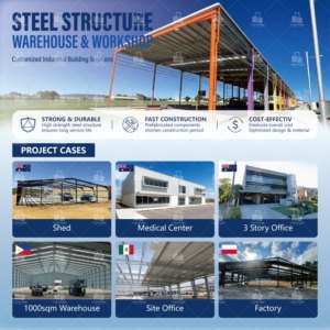 TOPPRE Modern Prefabricated House <b>Light</b> Steel Structure Buildings Villa Prefab Homes With Swimming Pool for Beach TPBS <b>Light</b> Ste - Product Image 1