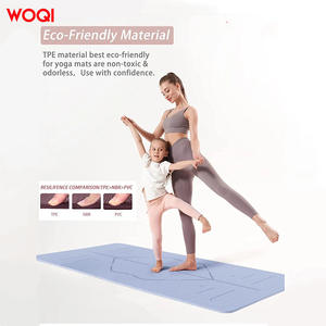 Esterilla de yoga Woqi de 6 mm, EVA, color azul marino, ligera, plegable, para fitness, danza, yoga, unisex - Product Image 4