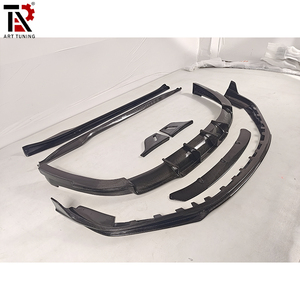 Kit Carrozzeria Completo in Vera Fibra di Carbonio per Porsche 911 992 Carrera <span class=keywords><strong>S</strong></span> - Kit Aerodinamico con Labbro Anteriore, Diffusore Posteriore, Minigonne Laterali - Product Image 3