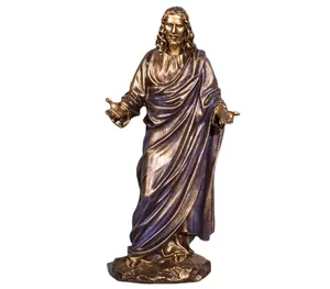 Estátua de lembrança de Jesus Cristo, escultura cristã, estatueta de Santo Padre, ornamento de Santo, decoração religiosa, ícone de casa, Deus, presentes espirituais, oração