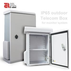 Eabel poste montado NEMA4 gabinete de metal personalizado IP65 caja eléctrica de telecomunicaciones caja de proyecto de telecomunicaciones industriales - Product Image 4