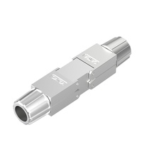 Connecteur RJ45 blindé sans outil ZHEFAN Cat7 8p8c FTP, coupleur RJ45 Cat6a, connecteur modulaire Ethernet, connecteur RJ45 Cat6A