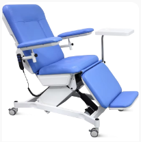 Chaise de prélèvement sanguin électrique médicale OEM, <span class=keywords><strong>prix</strong></span> fabricant, chaise de prélèvement sanguin électrique avec hauteur et dossier réglables - Product Image 2
