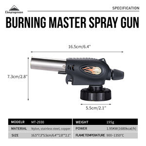 Campingmoon Custom Camping Fire Flame Gas Heat Gun <strong>Lighter</strong> Gas Torch <strong>Weed</strong> burner - Product Image 6