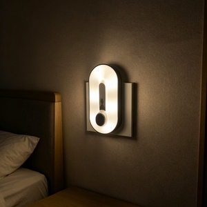 Lampe de nuit LED moderne GL-W128, luminosité réglable, lampe à brancher, faible consommation d'énergie, lumière ambiante protectrice pour les yeux, maison, hôtel - Product Image 1