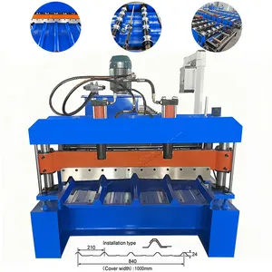 Chinese Supplier Tr4 Trapezoidal Roof Sheet Tile Making Roll Forming Machine