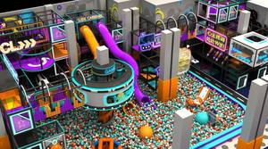 Noyau personnalisable de centre commercial de conception de <span class=keywords><strong>labyrinthe</strong></span> mou d'équipement d'intérieur interactif professionnel de terrain de jeu d'enfants - Product Image 2