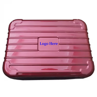Boîte de cadeaux promotionnels personnalisés pour entreprises PC+ABC 10 pouces, étanche, gaufrée, tendance, avec impression par transfert thermique, trousse de maquillage