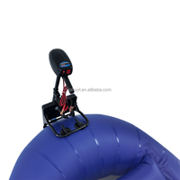 Bateau escargot gonflable en PVC Hailebao pour une personne, idéal pour la dérive, la pêche, les loisirs aquatiques et les rassemblements en piscine