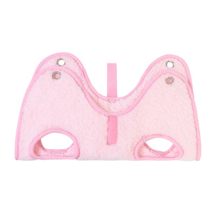 Universal Pet <b>Hammock</b> For Nail Trimming Cat Dog Grooming Thick Plush Fur Pink Gray S M Size - Product Image 3