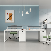 WHITE COMPUT DES Desktop Home Live Broadcast Table Minimalist Workbench Study Table GAMING COMPUT DESK