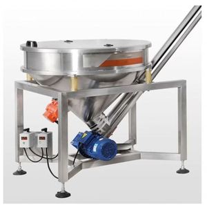 110 SS acier inoxydable semi-automatique poudre farine convoyeur incliné bois vis Transport pour remplissage alimentaire emballage moteur pompe - Product Image 5