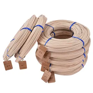 Cesta redonda cana tecelagem rotan rattan rotan natural rolo vime diy artesanato para o saco de vime bandejas cadeira móveis fazendo