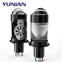 Ampoules de phare LED matricielles H4 haute puissance 45W 6000K blanc faisceau Hi/Lo 12V universelles pour moto et voiture, phare LED antibrouillard