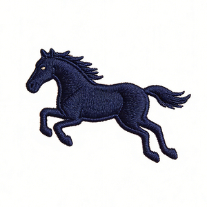 Felpa 100% Cotone con Ricamo 3D di Cavallo per Uomo, Peso Pesante 350-400 GSM, Pullover Tinta Unita con Collo Rotondo per Autunno e Inverno - Product Image 3