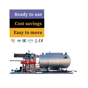 Caldaia a vapore industriale automatica completa dell'indumento del combustibile dell'olio da 1ton a 15 tonnellate di CJSE per i vapori dell'indumento