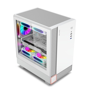 Caja de ordenador de escritorio personalizada Gaming Micro ATX <span class=keywords><strong>Chasis</strong></span> <span class=keywords><strong>Pc</strong></span> Case Computer Gabinete <span class=keywords><strong>Pc</strong></span> <span class=keywords><strong>Gamer</strong></span> Gabinete con vidrio templado - Product Image 5