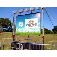 Écran de scène de système de treillis de panneau mural vidéo LED étanche intérieur/extérieur personnalisé pour affichage publicitaire d'exposition de concert