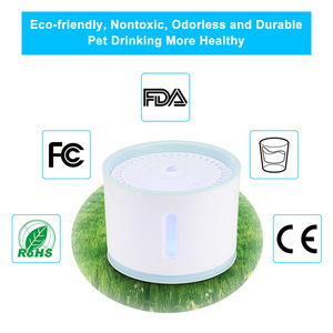 2.4L猫喷泉可更换过滤自动猫喷泉分配器活性炭宠物喷泉 - Product Image 6