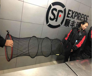 Cesta <span class=keywords><strong>de</strong></span> <span class=keywords><strong>Pesca</strong></span> Plegable <span class=keywords><strong>de</strong></span> Metal con Malla y Diseño Económico para Guardar Peces, Marca Huayang - Product Image 2