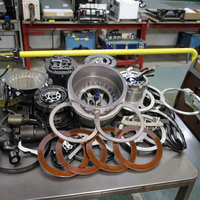 Charnières à bille en fonte grise Odyssey A11V060 avec joint à ressort pliant 38CR MO AL + acier à ressort, pièces de pompe hydraulique neuves, garantie 1 an