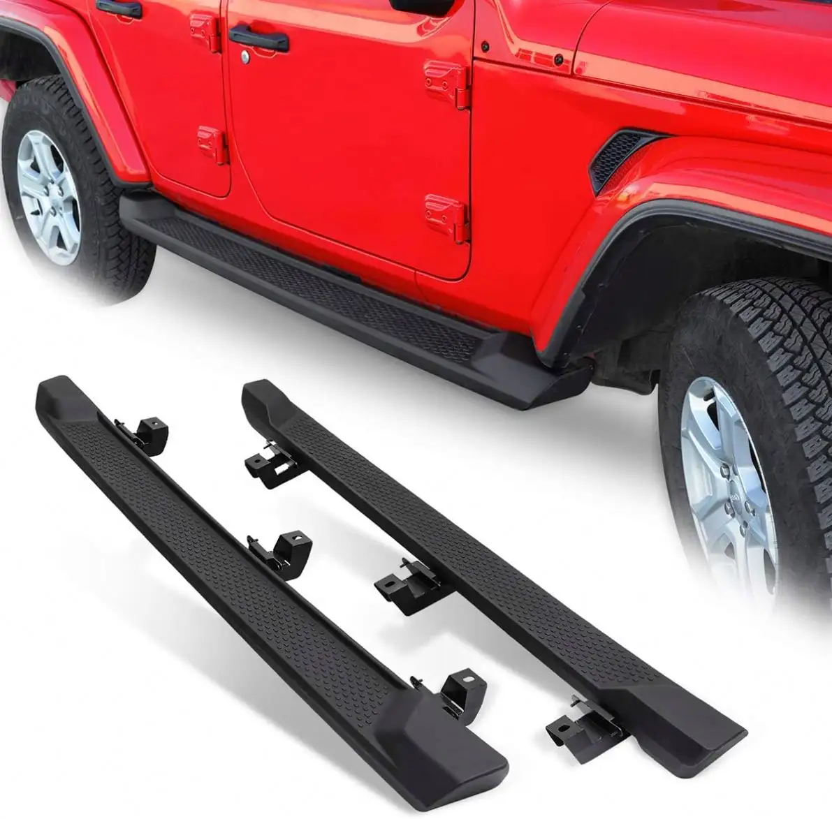 Produk Laris Aksesori Mobil Offroad 4X4 Sisi Pintu Langkah untuk Jeep Gladiator JT Otomotif Sistem Bodi Mobil Off-Road Kit Bodi Mobil