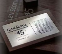 Coffret de présentation de whisky rectangulaire en bois massif de style tiroir, marque DS, fait main, classique (personnalisable)