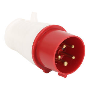 Enchufe Industrial de 400V IP66 Impermeable Trifásico con Conexión a Tierra Estándar y Conector de Plástico - Product Image 4