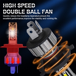Phare LED E2 35W 4500lm 12V, phare H1 H7 H8 H9 H11 H4 H13, ampoule LED H4 pour accessoires de voiture - Product Image 5