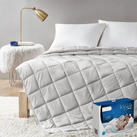Nouvelle mode 100% coton sensoriel couverture pondérée thérapie matelassée maison voyage pique-nique pour adultes enfants étanche magnétique