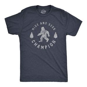T-shirt pour homme <span class=keywords><strong>Cache</strong></span>-<span class=keywords><strong>cache</strong></span> Funny Bigfoot Graphic Sarcastic Tee - Product Image 6