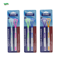 CoralClean Grattoir à langue en plastique de haute qualité pour l'hygiène buccale