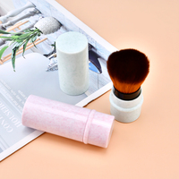Pinceau de maquillage télescopique rétractable portable de haute qualité pour blush, poudre, nail art et cosmétiques quotidiens
