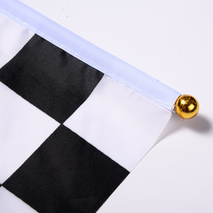 Bán sỉ khuyến mãi Chất lượng cao 100% Polyester vải hai mặt tùy chỉnh thiết kế tay cờ cho các sự kiện Chính Sách ngoài trời hiển thị - Product Image 4