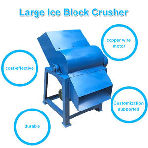 Machine à glace pilée industrielle automatique, grande ouverture d'alimentation, briseur de glace domestique, pour la production de glaçons en cubes - Product Image 4