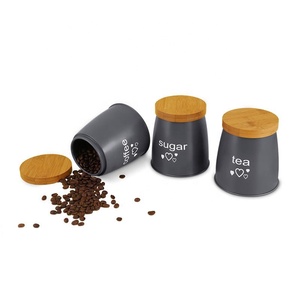 Household Storage tank with Natural Bamboo and Wood Lid sealed Preservation Price Low Wholesale <strong>Coal</strong> Storage <strong>Bin</strong> - Product Image 1