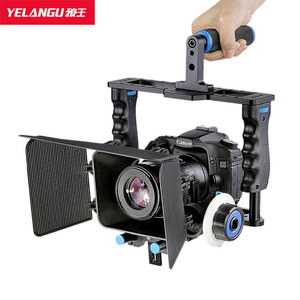 Cage pour caméra Yelangu pour 5D2 5D3 en alliage d'aluminium, rig vidéo portable avec Follow Focus et Matte Box - Product Image 1