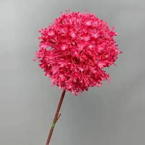 Fiori Artificiali per Decorazioni Matrimoniali, Sfere di Tarassaco in Plastica da 15cm, Fiori Decorativi a Forma di Cipolla - Product Image 5