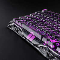 Keyboard Gaming GravaStar Mercury V75 Lite Transparan Hitam Berkabel 8Khz E-Sports dengan Sakelar Magnetik