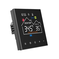 Termostato de calefacción por suelo radiante Tuya WiFi, controlador de temperatura programable para caldera eléctrica de gas, compatible con Smart Life y Alexa