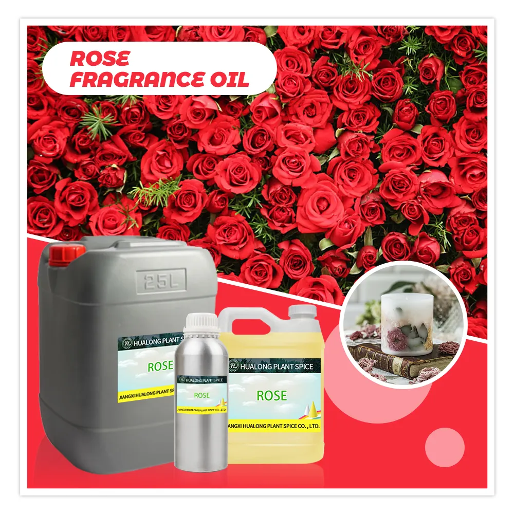 Produttore di oli profumati di fiori naturali sfusi, olio di rosa altamente condensato all'ingrosso per la produzione di candele profumate | Lunga durata