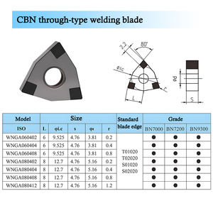 Primecrafted wnga tnga cnga thông qua loại Hàn CBN lưỡi - Product Image 5