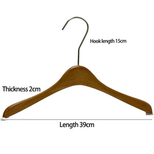 Cintres en <span class=keywords><strong>bois</strong></span> de bonne qualité, légers, gain de place, réutilisables, pour vêtements et articles ménagers - Product Image 4