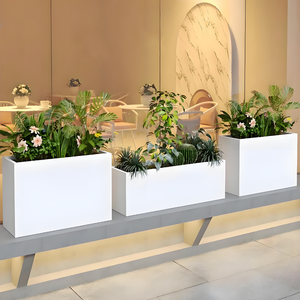 Cajas de plantación resistentes a la intemperie galvanizadas de acero inoxidable personalizables por el fabricante original <span class=keywords><strong>para</strong></span> aplicaciones de balcón - Product Image 1