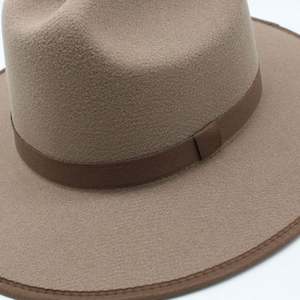 Sombreros Fedora Panamá de Ala Ancha para Mujer, de Fieltro, Ecológicos, Casuales, para Invierno, con Logotipo Personalizado, de Alta Calidad, OEM - Product Image 3