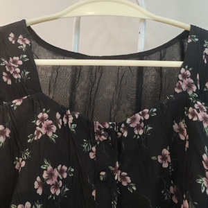 Camicetta in Chiffon da Donna 2025 Vintage con Stampa Floreale, 100% Poliestere, Maniche Lunghe - Product Image 5